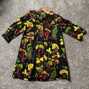 NOOWORKS Shelley Coat, Forager print, Large, Multicolor multiflora